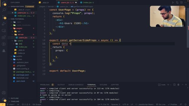 Server Side Data Fetching in NextJS | NextJS in Hindi смотреть онлайн