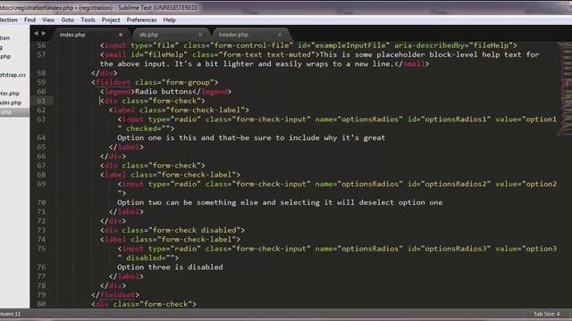 How to Make a Registration Form Application using Core PHP and MYSQL смотреть онлайн