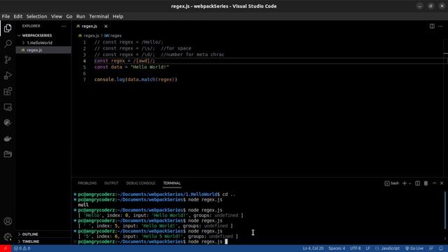 Regular Expression for Webpack #3 смотреть онлайн