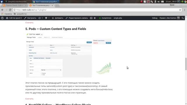 Топ 7 плагинов разработчика WordPress смотреть онлайн
