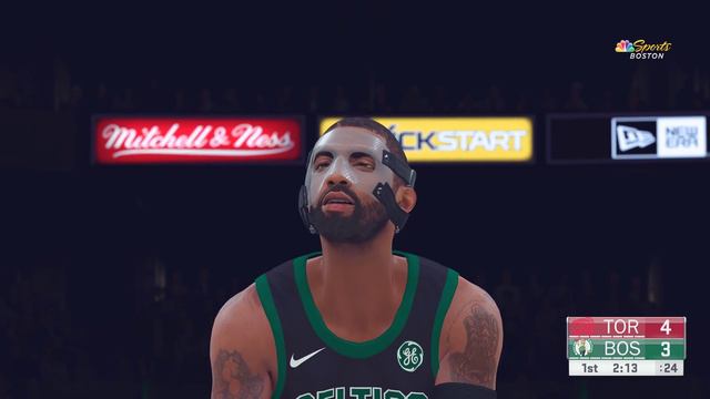 NBA 2K18 Kyrie Irving Face Mask смотреть онлайн