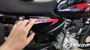 Bajaj boxer 150X покраска боковых крышек.