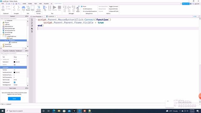 How to make a open and close gui roblox studio 2022! смотреть онлайн
