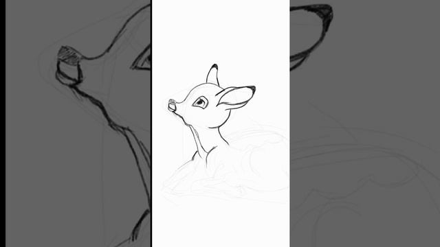 Deer - JPG's drawing exercise смотреть онлайн