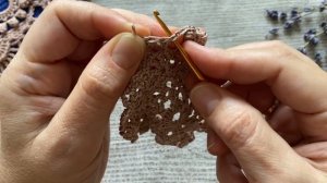 «РОСКОШНАЯ» салфетка крючком. Вяжем вместе. ЧАСТЬ 1. (1-16 ряд)