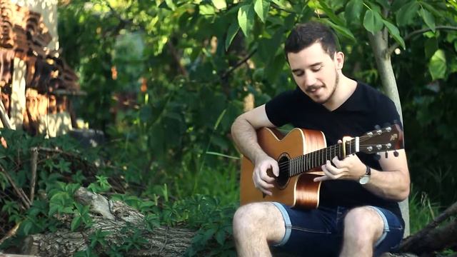 Cheap Thrills Sia fingerstyle guitar cover by Peter Gergely смотреть онлайн