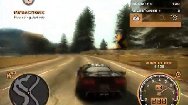 Need For Speed Most Wanted - Corvette C6 - Maximum Speed -385 Km/h смотреть онлайн