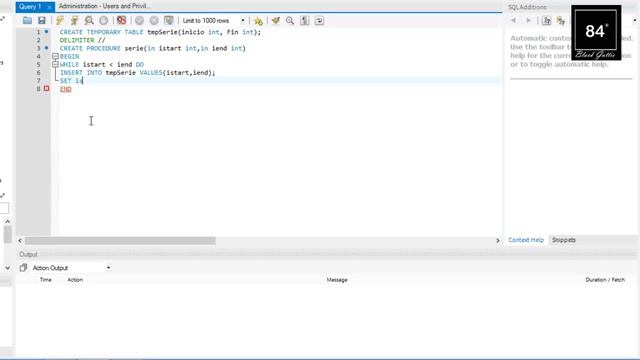 While con MySQL смотреть онлайн