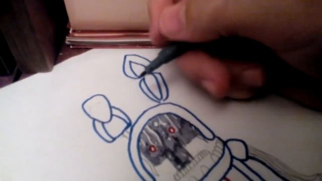 Рисую старого Бонни FNAF 2 смотреть онлайн