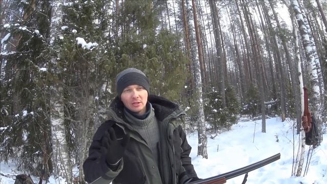 Охота на тетерева зимой!Отстрел патронов!ИЖ-27ЕМ(MP-27)!Костер в зимнем лесу! смотреть онлайн