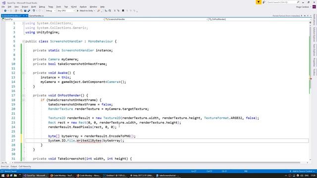 How to take a Screenshot in Unity смотреть онлайн
