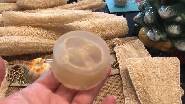 Как превратить мочалки люффы в прекрасные новогодние подарки?! смотреть онлайн