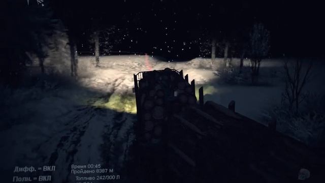 SpinTires Карта Зимняя сказка часть 4