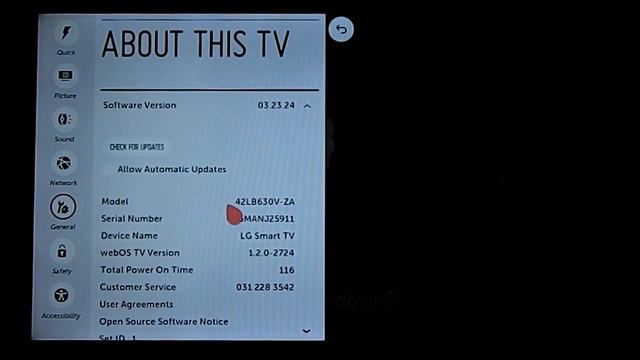 TV LG 42LB630v Review (Media Player)