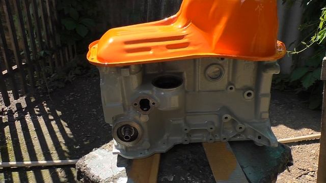 Покраска поддона картера двигателя. смотреть онлайн