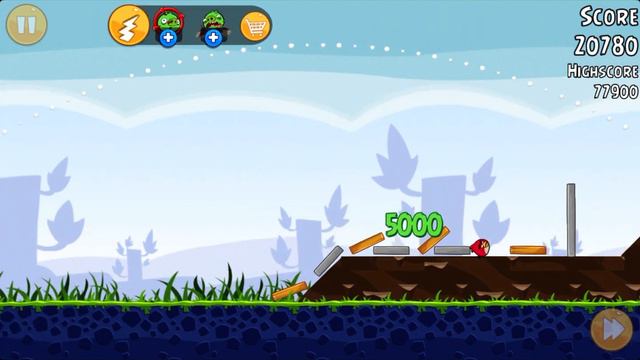 Angry Birds Classic Poached Eggs Level 1-2 3 Star Walkthrough смотреть онлайн