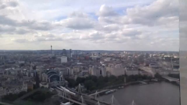 London Skyline From the Top of the London Eye смотреть онлайн
