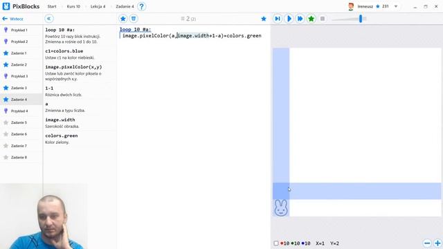 Pix Blocks - Kurs 10 Lekcja 4 Pętle z licznikiem kroków w Python смотреть онлайн