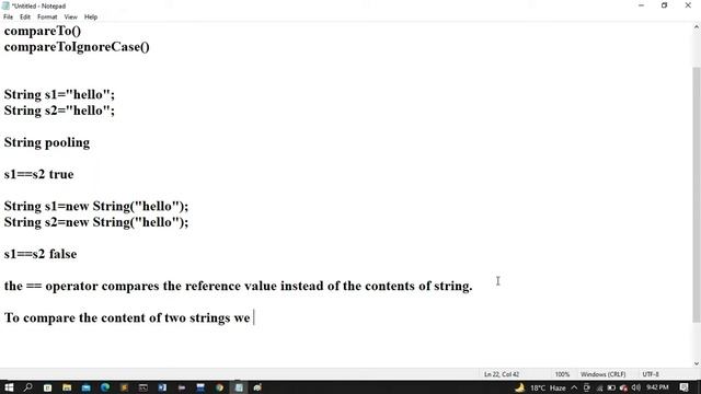 String comparison in java in hindi смотреть онлайн