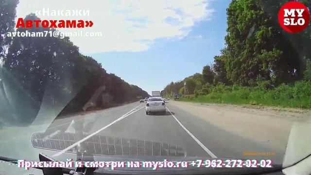 В Тульской области водитель "Лады" гнал встречке и через 9 км попал в ДТП смотреть онлайн