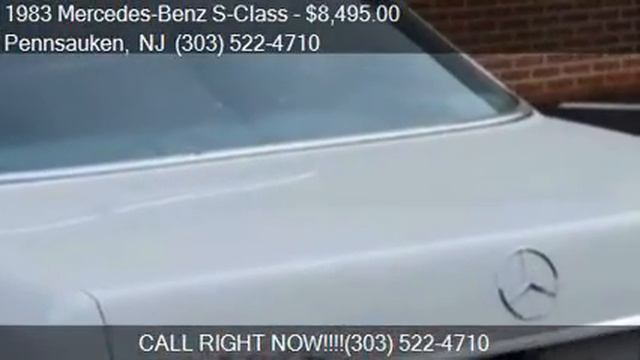 1983 Mercedes-Benz S-Class 500SEL for sale in Pennsauken, NJ смотреть онлайн