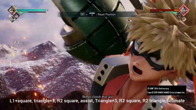 JUMP FORCE Bakugo 100% COMBO + inputs смотреть онлайн