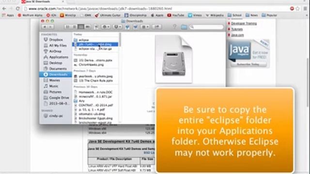 Mac Tutorials - How to Install the Java SDK and Eclipse IDE смотреть онлайн