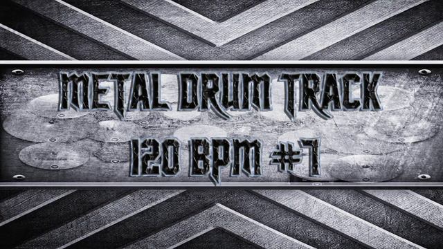 Simple Straight Metal Drum Track 120 BPM