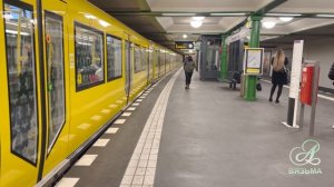 Метро Берлина. U-Bahn Berlin. Линии U2 и U6. Разделение линии U2 во времена Берлинской стены.