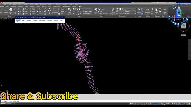 Import Export Coordinates in Autocad with SW DTM East North RL and Code | Ravi Kant RK Production смотреть онлайн
