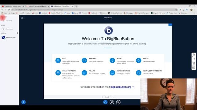 [Bigbluebutton] Bigbluebutton Tutorial- Video (2020) смотреть онлайн