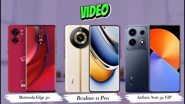 Motorola Edge 40 Vs Realme 11 Pro Vs Infinix Note 30 VIP || Best Smartphones 2023 смотреть онлайн