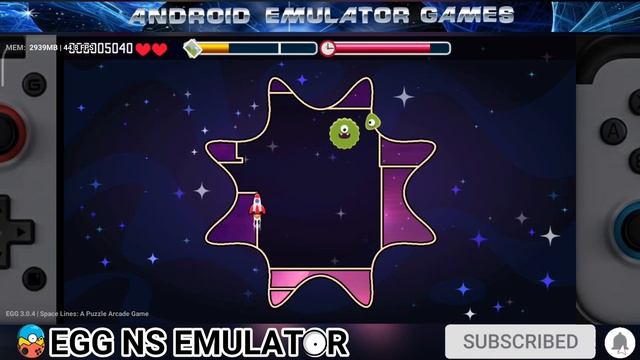EGG NS 3.0.4 Space Lines: A Puzzles Arcade Game Game Test with settings смотреть онлайн