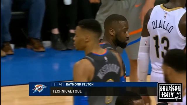 Raymond Felton & Ref got BEEF | 2 Fouls & Tech in less than 1 min! смотреть онлайн