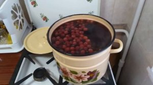 Как варить компот в кастрюле из вишни и шелковицы ?