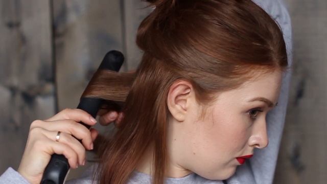 Объемные локоны | Big Curly Hair Tutorial for Short Hair смотреть онлайн