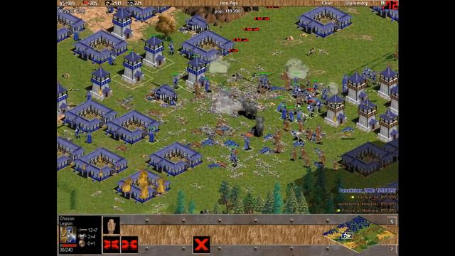 Age of Empires ROR Rider vs Fanaticism 2000 yr2011 смотреть онлайн