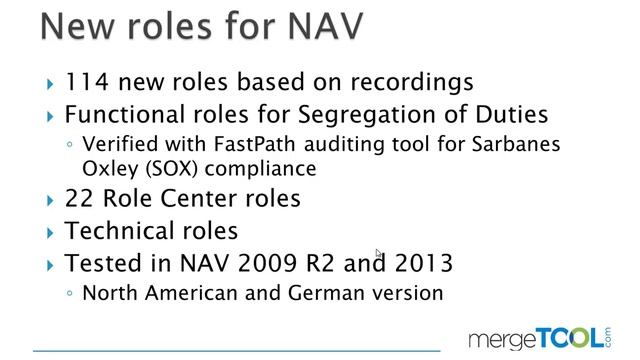 New Recorded Roles for NAV (Directions 2013 ISV Presentation) смотреть онлайн