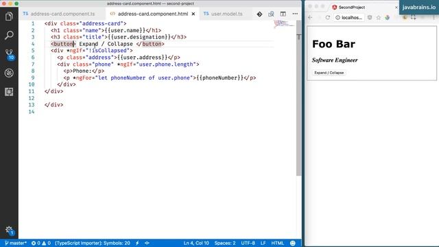 Angular 6 Basics 17 - Handling click events смотреть онлайн