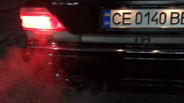 Mercedes Benz S600 W140 Wald V12 выхлоп
