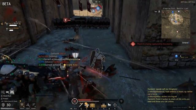 Conqueror's Blade - European X Test - PVP Siege смотреть онлайн