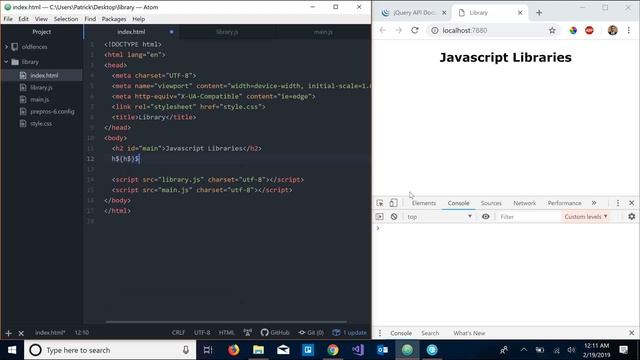 Build Your First Javascript Library (Like jQuery!) смотреть онлайн