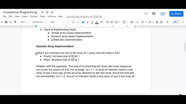 Stack Data Structure | Stack Using Array | Dynamic Array Implementation | Repeated Doubling | Basic смотреть онлайн