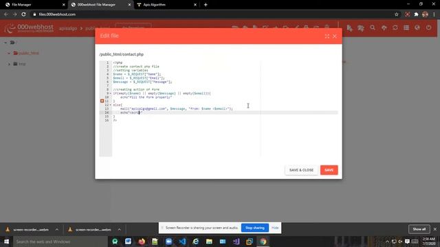 How To Add Responsive Email Contact Form On The Website Using PHP | Mudassir's Codinghood | Tip#1 смотреть онлайн