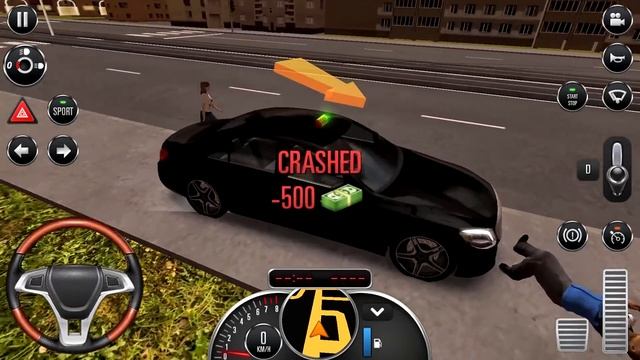 Taxi Sim 2016 #19 - CRAZY DRIVER! Taxi Game Android IOS gameplay #taxigames смотреть онлайн