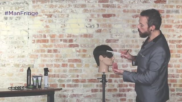 Man Fringe Haircut Tutorial смотреть онлайн