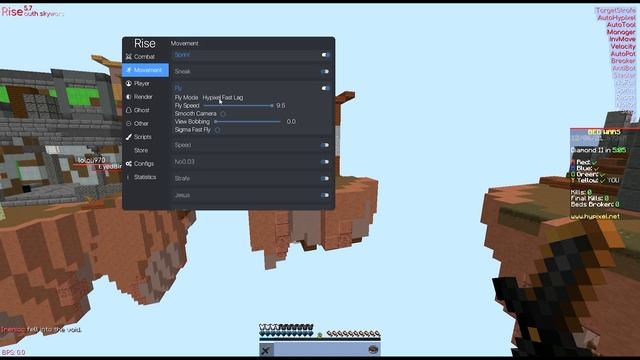 FLYING INFINITELY ON HYPIXEL w/Rise 5.7 смотреть онлайн