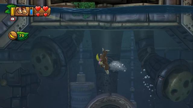 Donkey Kong Country Tropical Freeze 100% Walkthrough - World 4-A (KONG, Puzzle Pieces) смотреть онлайн