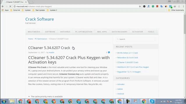CCleaner 5.35.6210 Crack For Mac + Win Latest Version смотреть онлайн