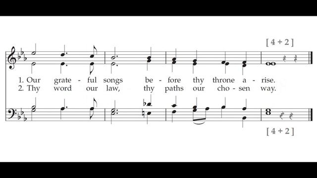 SOPRANO: God of Our Fathers, hymn practice смотреть онлайн